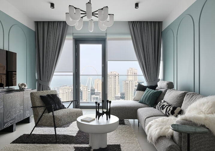 Dubai project «VIDA», Living room